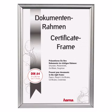 Hama Madrid silber 21x29,7 Kunststoff DIN A4 66842