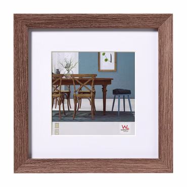 Walther Fiorito nussbaum 30x30 Holz inkl. Passepartout EF330N