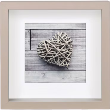 Hama Scala 3D taupe 23x23 Portrait Holz Passepartout 59778