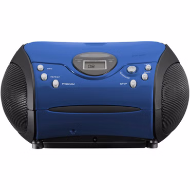 Lenco SCD-24 blau/schwarz