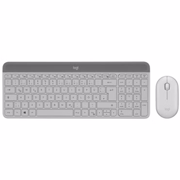 Logitech MK470 Slim Combo weiß