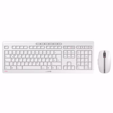 Cherry Stream Desktop weiß-grau Keyboard und Maus Set