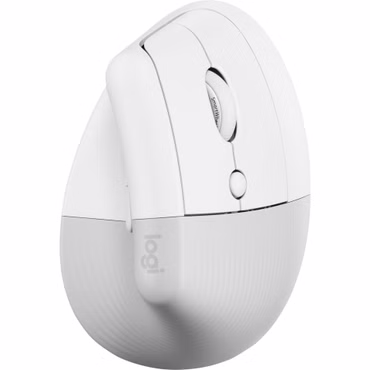 Logitech Lift Weiß Ergonomische vertikale Maus