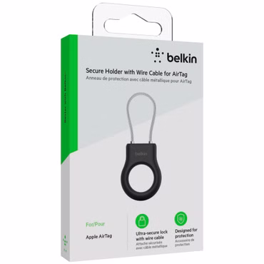 Belkin Secure Holder Drahtschl. Apple AirTag, schwarz MSC009btBK