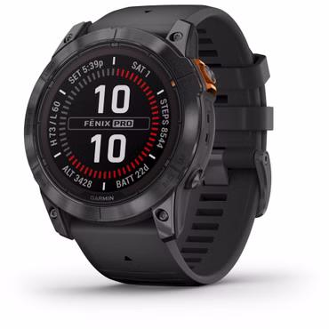 Garmin Fenix 7X Pro Solar (26mm) schwarz/schiefergr