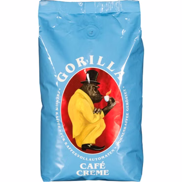 Joerges Gorilla Cafè Creme blau 1 Kg Bohnen