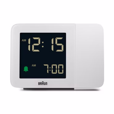 Braun BC 015 W-DCF Funk Projektionswecker weiß
