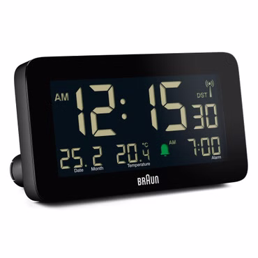 BRAUN BC10 DCF-B Funkwecker schwarz
