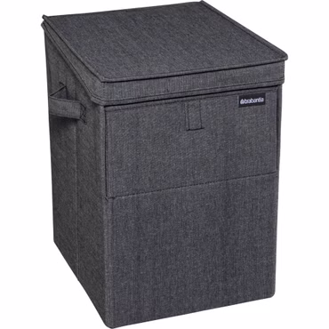 Brabantia Wäschekorbtasche 35 L faltbar schwarz