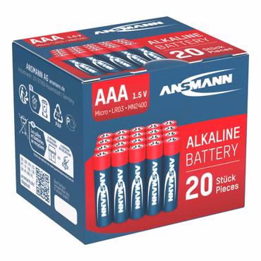 1x20 Ansmann Alkaline Micro AAA LR 03 red-line Box 5015538