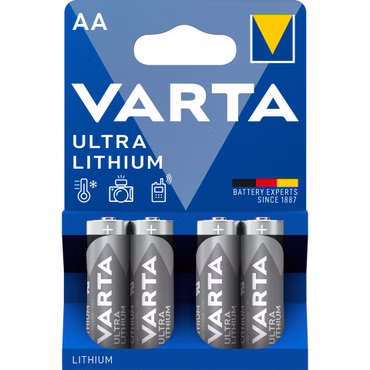 1x4 Varta Ultra Lithium Mignon AA LR 6