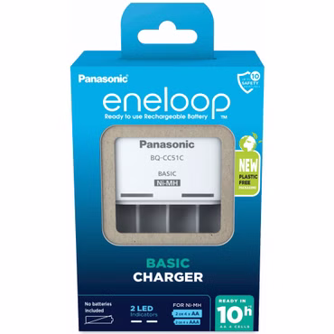 Panasonic Eneloop Basic Charger BQ-CC51E ohne Akkus