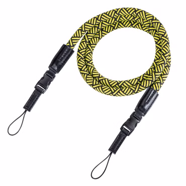 Hama Kameragurt Braid 120 schwarz/gelb