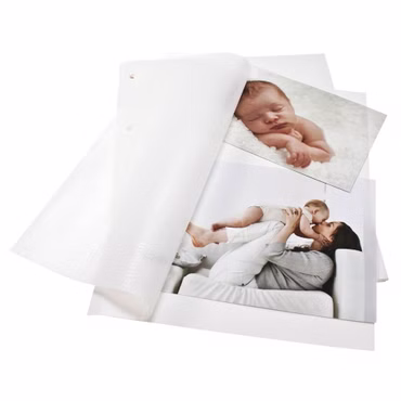 Goldbuch Fotokarton weiß DIN A4 mit Pergamin 20 Blatt 83001