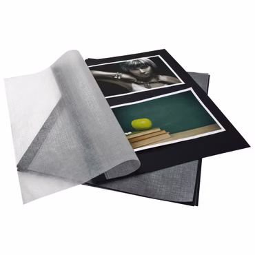 Goldbuch Fotokarton schwarz DIN A4 mit Pergamin 20 Blatt 83006