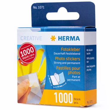 Herma Fotokleber 1000 Stück im Kartonspender 1071