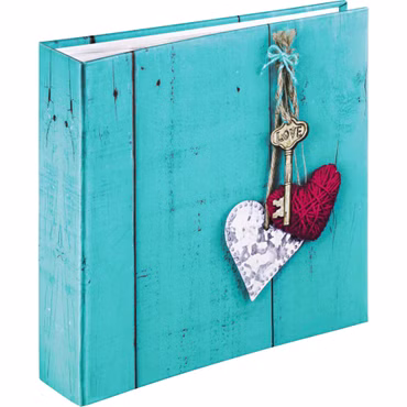 Hama Memo Rustico 22,5x22,5 200 Bilder 10x15 Love Key 2169