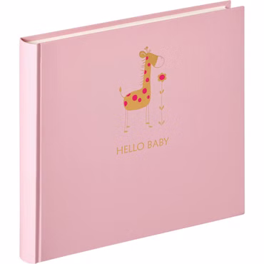 Walther Baby Animal rosa 25x28 50 weiße Seiten / Giraffe UK148R