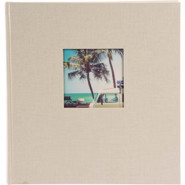 Goldbuch Bella Vista sandgrau 30x31 100 weiße Seiten 31723