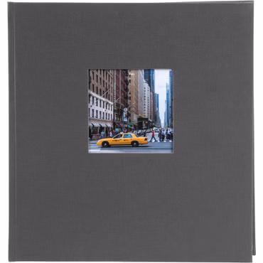 Goldbuch Bella Vista grau 30x31 100 weiße Seiten 31725