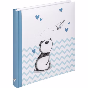Walther Baby Little Panda blau 28x30,5 50 weiße Seiten UK281L