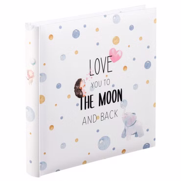 Hama To The Moon Buchalbum 25x25 50 weiße Seiten Kinderalbum 3862