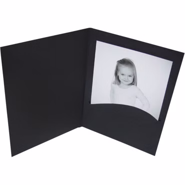 1x100 Daiber Portraitmappen Profi-Line 10x15cm schwarz