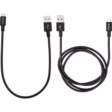 Verbatim Micro USB Cable Sync & Charge 100cm black + 30 cm black