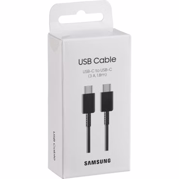 Samsung USB-C zu USB-C Kabel EP-DX310 (3A) 1,8m Black