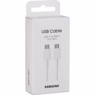 Samsung USB-C zu USB-C Kabel EP-DX310 (3A) 1,8m White