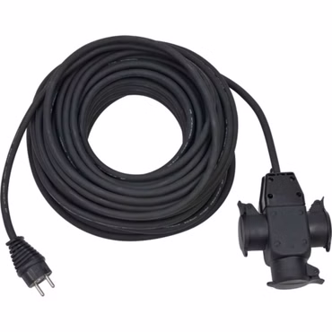 Brennenstuhl Verl.-Kabel 25m H07RN-F3G1,5 schwarz