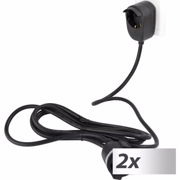 2x1 REV Verlängerung Powersplit 5m schwarz