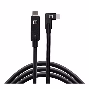 Tether Tools TetherPro USB-C auf USB-C rechter Winkel schwarz