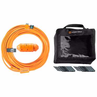 Tether Tools USB-C zu Micro-B- Kabel-System 9,40m right orange