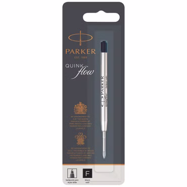 Parker Quinkflow Mine F schwarz Kugelschreiber (Blister)