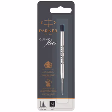 Parker Quinkflow Mine M schwarz Kugelschreiber (Blister)