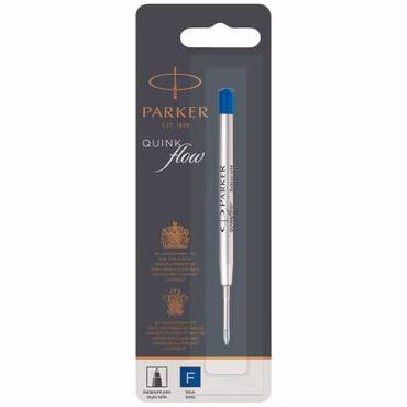Parker Quinkflow Mine F blau Kugelschreiber (Blister)