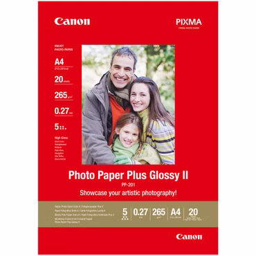 Canon PP-201 A 4 20 Blatt 265 g Photo Paper Plus Glossy II