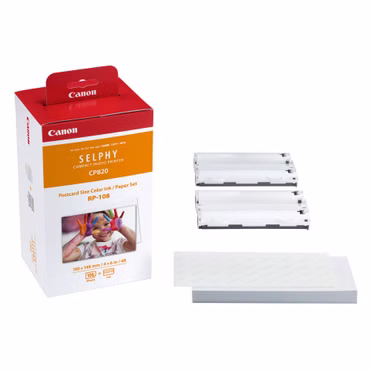 Canon RP-108 10x15 cm Papier und Farbband (108 Blatt)