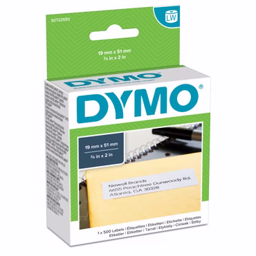 Dymo Vielzweck-Etiketten 19 x 51 mm weiß 500 St. 11355