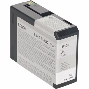 Epson Tintenpatrone light black T 580 80 ml T 5807