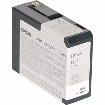 Epson Tintenpatrone light light black T 580 80 ml T 5809