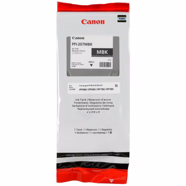Canon PFI-207 MBK Tinte matt schwarz