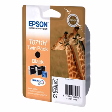 Epson Tintenpatrone Twinpack sw T 071 High Capacity T 0711H