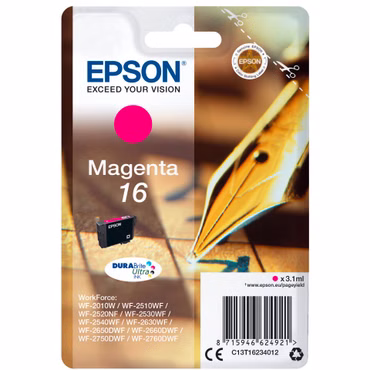 Epson Tintenpatrone magenta DURABrite Ultra T 162 T 1623
