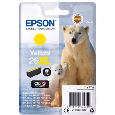 Epson Tintenpatrone XL yellow Claria Premium T 263 T 2634
