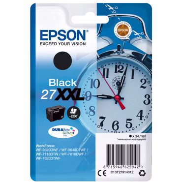 Epson DURABrite Ultra Ink 27 XXL Tintenpatrone schwarz T 2791