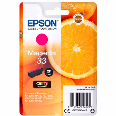 Epson Tintenpatrone magenta Claria Premium 33 T 3343