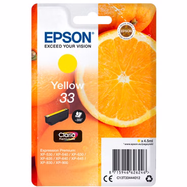 Epson Tintenpatrone yellow Claria Premium 33 T 3344