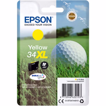 Epson Tintenpatrone yellow DURABrite Ultra Ink 34 XL T 3474